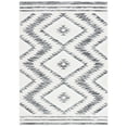 thumbnail image 1 of SAFAVIEH Alamo Stamen Geometric Area Rug, Ivory/Charcoal, 5'3" x 7'6", 1 of 8