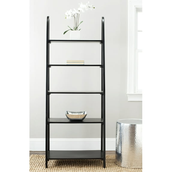 SAFAVIEH Albert Rustic Glam Solid 5 Tier Etagere, Black