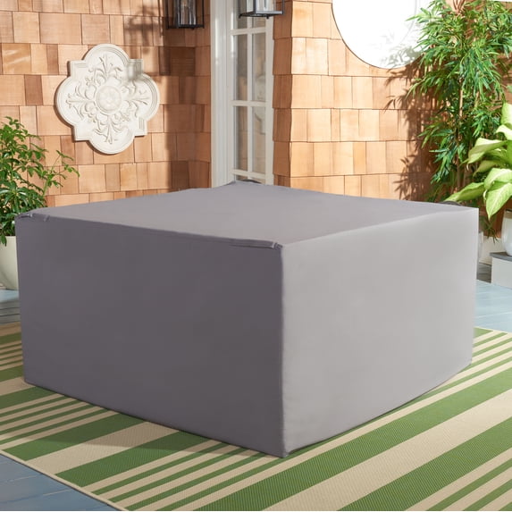 SAFAVIEH Alda Outdoor Patio 4 Piece Set Cover, Grey