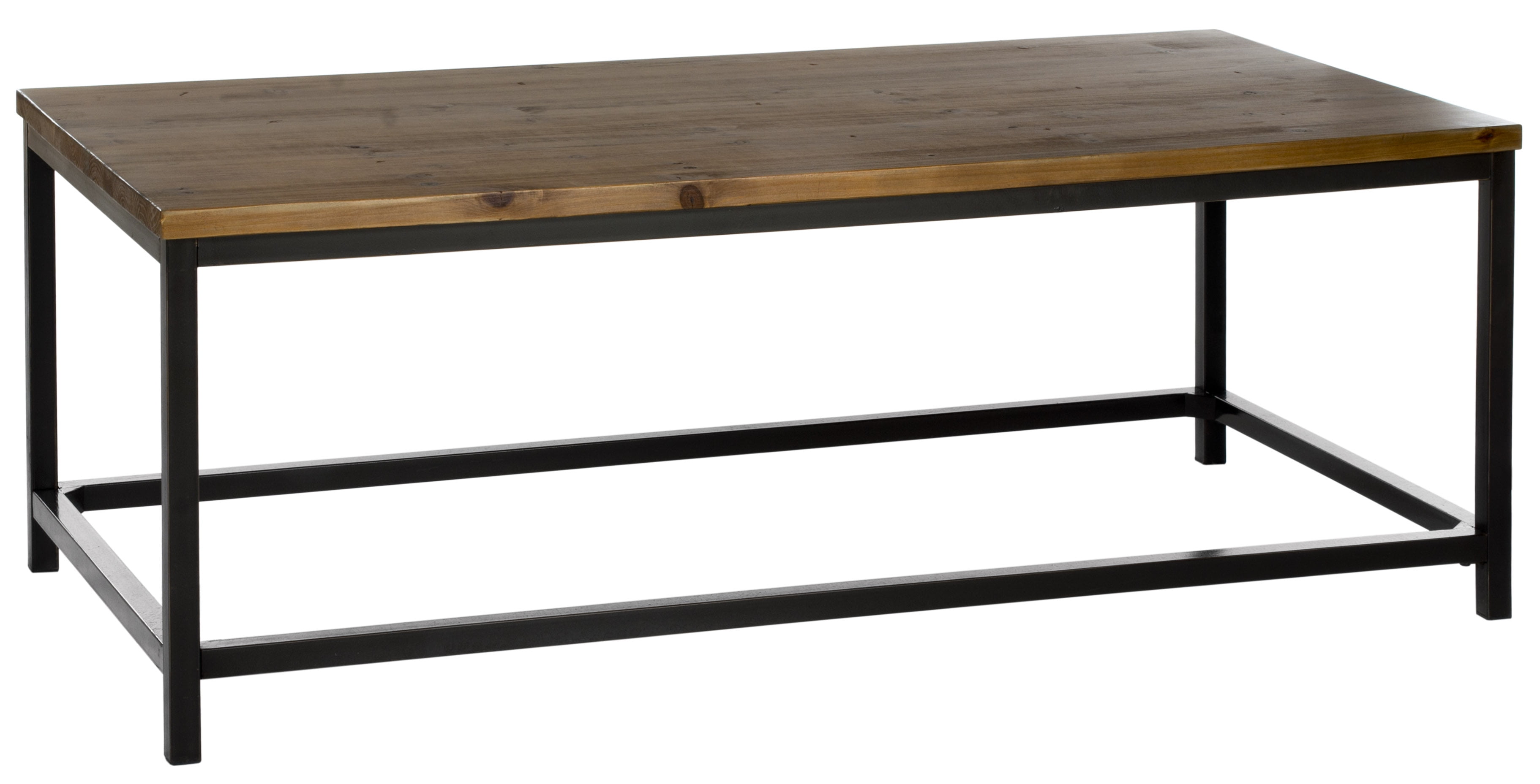 SAFAVIEH Alec Industrial Rustic Coffee Table - Brown Pine 