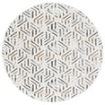 thumbnail image 1 of SAFAVIEH Alenia Courtney Geometric Area Rug, Ivory/Grey, 6'7" x 6'7" Round, 1 of 7