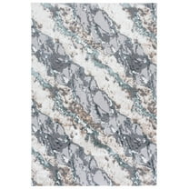 SAFAVIEH Alenia Crawford Abstract Area Rug, Grey/Blue, 8' x 10'