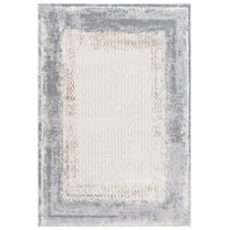SAFAVIEH Alenia Knot Geometric Area Rug, Ivory/Gray, 8' x 10'