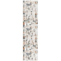 SAFAVIEH Alenia Steward Distressed Runner Rug, Grey/Beige, 2' x 8'