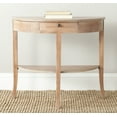 thumbnail image 1 of SAFAVIEH Alex Solid Nautical Demilune Console with Storage Drawer, Red Maple, 1 of 5