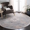 thumbnail image 1 of SAFAVIEH Alhambra Dawa Floral Bordered Area Rug, Cream/Grey, 6'7" x 6'7" Round, 1 of 8
