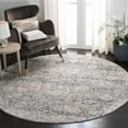 thumbnail image 1 of SAFAVIEH Alhambra Euphemia Floral Bordered Area Rug, Cream/Grey, 6'7" x 6'7" Round, 1 of 10