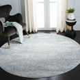 thumbnail image 1 of SAFAVIEH Alhambra Euphemia Floral Bordered Area Rug, Ivory/Blue, 6'7" x 6'7" Round, 1 of 11