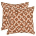 thumbnail image 1 of SAFAVIEH Alice Pillow Set of 2 Brown, 1 of 2