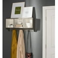 thumbnail image 1 of SAFAVIEH Alice Wall Shelf with Three Storage Compartments, French Grey, 1 of 4