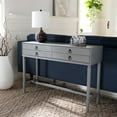 thumbnail image 1 of SAFAVIEH Aliyah Solid 4 Drawer Console Table, Distressed Grey, 1 of 7