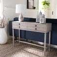 thumbnail image 1 of SAFAVIEH Aliyah Solid 4 Drawer Console Table, Greige, 1 of 7