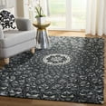 thumbnail image 1 of SAFAVIEH Allure Aurora Abstract Area Rug, Ivory/Black, 4' x 6', 1 of 9