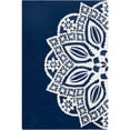 thumbnail image 1 of SAFAVIEH Allure Salena Abstract Wool Area Rug, Navy/Ivory, 4' x 6', 1 of 8