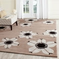 thumbnail image 1 of SAFAVIEH Allure Zowie Floral Wool Area Rug, Brown, 8' x 10', 1 of 5