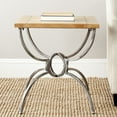 thumbnail image 1 of SAFAVIEH Alvin Traditional Rustic Wood Top End Table, Natural, 1 of 5