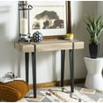 thumbnail image 1 of SAFAVIEH Alyssa Rectangular Mid-Century Wood Top Console Table, Brown, 1 of 9