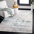 thumbnail image 1 of SAFAVIEH Amalfi Cian Distressed Area Rug, Cream/Turquoise, 5'3" x 7'6", 1 of 12