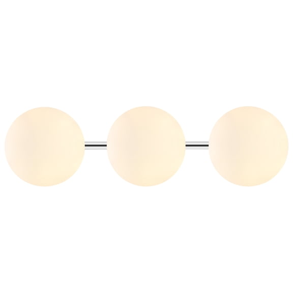 SAFAVIEH Amaoi LED Chrome Iron Wall Sconce with White Shade