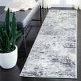 thumbnail image 1 of SAFAVIEH Amelia Alastar Abstract Distressed Runner Rug, Gray/Ivory, 2'2" x 18', 1 of 10