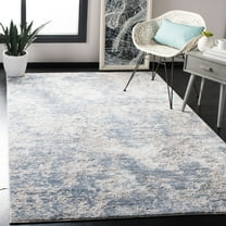 SAFAVIEH Amelia Alastar Abstract Distressed Area Rug, Grey/Blue, 5'3" x 7'6"