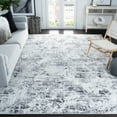thumbnail image 1 of SAFAVIEH Amelia Alastar Abstract Distressed Area Rug, Gray/Ivory, 6'7" x 6'7" Square, 1 of 13