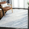 thumbnail image 1 of SAFAVIEH Amelia Aleah Striped Area Rug, Ivory/Gray, 6'7" x 6'7" Square, 1 of 11