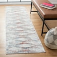 thumbnail image 1 of SAFAVIEH Amelia Amandy Geometric Runner Rug, Ivory/Rust, 2'3" x 8', 1 of 12
