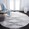 thumbnail image 1 of SAFAVIEH Amelia Amandy Geometric Area Rug, Ivory/Blue, 6'7" x 6'7" Round, 1 of 11
