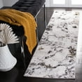 thumbnail image 1 of SAFAVIEH Amelia Ashley Abstract Runner Rug, Gray/Gold, 2' x 12', 1 of 10