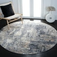 thumbnail image 1 of SAFAVIEH Amelia Boyce Abstract Area Rug, Gray/Gold, 5'3" x 5'3" Round, 1 of 12