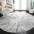 thumbnail image 1 of SAFAVIEH Amelia Caelie Abstract Area Rug, Gray/Gold, 6'7" x 6'7" Round, 1 of 11