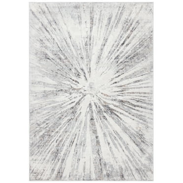 SAFAVIEH Amelia Caelie Abstract Area Rug, Grey/Gold, 9' x 12'