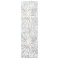 thumbnail image 1 of SAFAVIEH Amelia Caelie Abstract Runner Rug, Gray/Rust, 2'3" x 8', 1 of 11