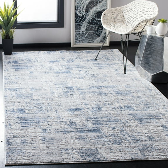 SAFAVIEH Amelia Carrie Abstract Area Rug, Blue/Gray, 6' x 9'