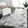 thumbnail image 1 of SAFAVIEH Amelia Carrie Abstract Area Rug, Gray/Charcoal, 6' x 9', 1 of 12