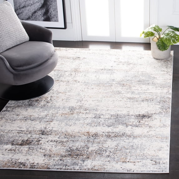 SAFAVIEH Amelia Cearra Abstract Area Rug, Gray/Gold, 8' x 10'