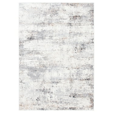 SAFAVIEH Amelia Cearra Abstract Distressed Area Rug, Grey/Gold, 5'5" x 7'7"