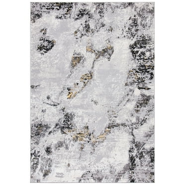SAFAVIEH Carousel Kids Moon in the Stars Area Rug, Light Grey/White, 3