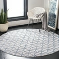 thumbnail image 1 of SAFAVIEH Amelia Floella Geometric Area Rug, Gray/Blue, 9' x 9' Round, 1 of 11