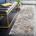 thumbnail image 1 of SAFAVIEH Amelia Francis Abstract Runner Rug, Gray/Gold, 2' x 8', 1 of 11
