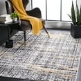 thumbnail image 1 of SAFAVIEH Amelia Gorden Abstract Area Rug, Charcoal/Gold, 4'5" x 6'5", 1 of 11