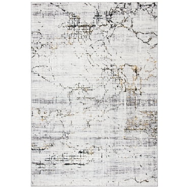 SAFAVIEH Amelia Gorden Abstract Area Rug, Grey/Gold, 9' x 12'