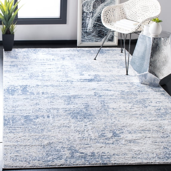 Safavieh Amelia Ian Abstract Area Rug, Ivory/Blue, 6' x 8'