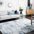 thumbnail image 1 of Safavieh Amelia Ian Abstract Area Rug, Ivory/Navy, 9' x 12', 1 of 12