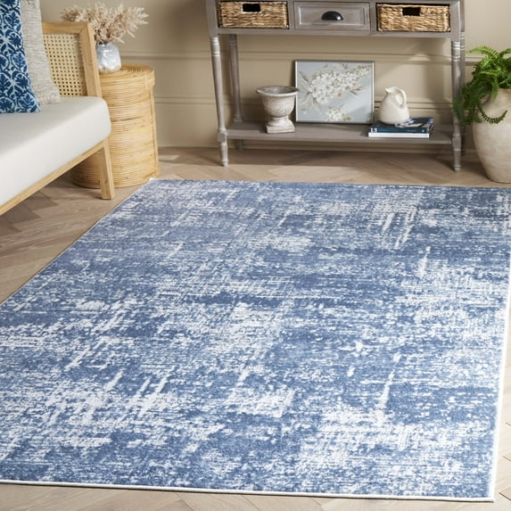 Safavieh Amelia Ian Abstract Area Rug, Ivory/Steel Blue, 8' x 10'