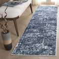 thumbnail image 1 of Safavieh Amelia Ian Abstract Runner Rug, Ivory/Dark Blue, 2'2" x 8', 1 of 10