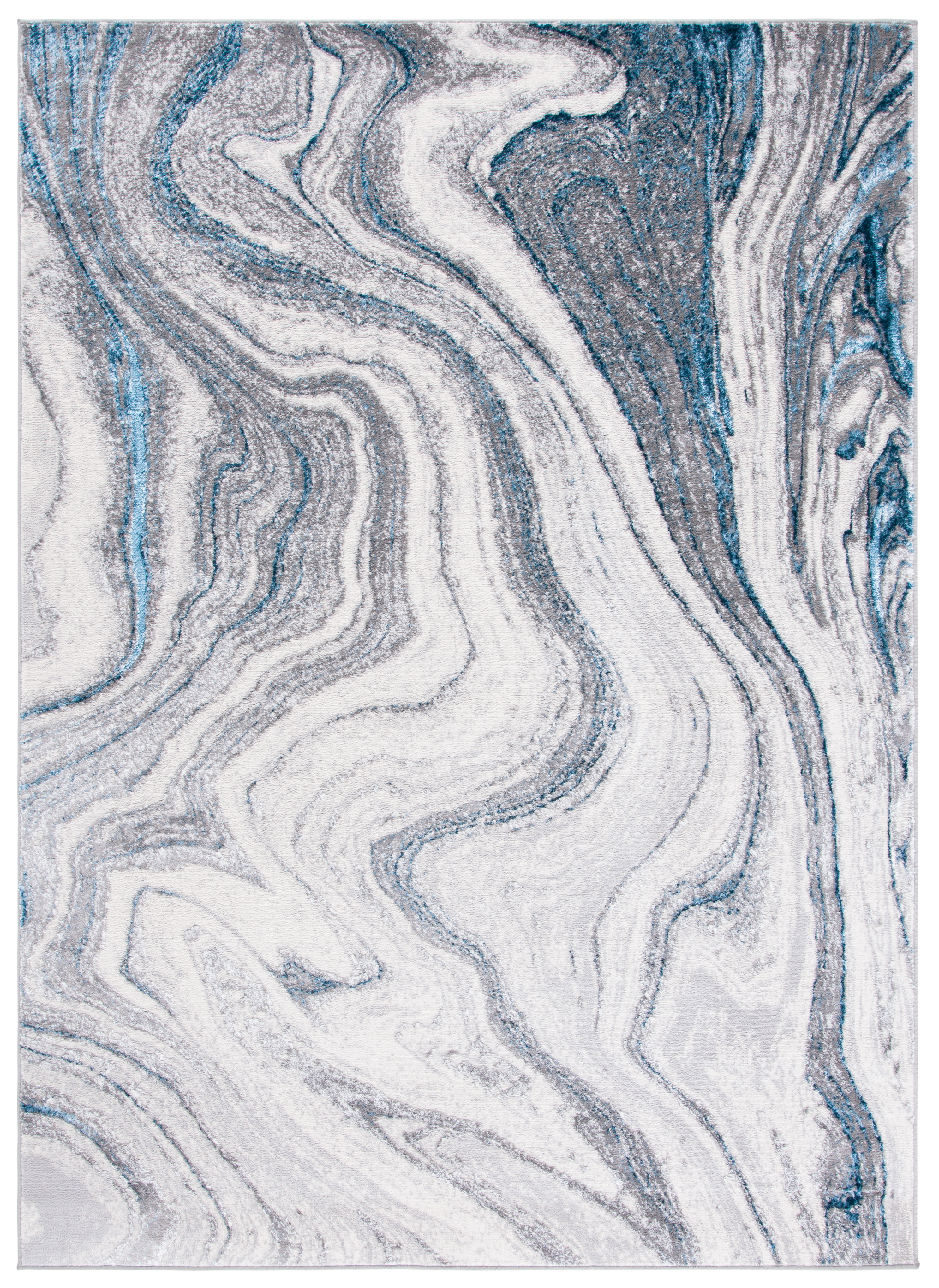Blue Gray Abstract Rug SAFAVIEH Amelia Jerrod Abstract Area Rug, Grey/Blue, 8' x 10' - Walmart.com