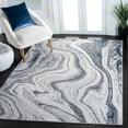 thumbnail image 1 of SAFAVIEH Amelia Jerrod Abstract Area Rug, Gray/Blue, 5'5" x 7'7", 1 of 12
