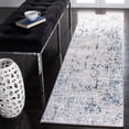 thumbnail image 1 of SAFAVIEH Amelia Jimmy Dot-Print Runner Rug, Gray/Blue, 2' x 8', 1 of 11